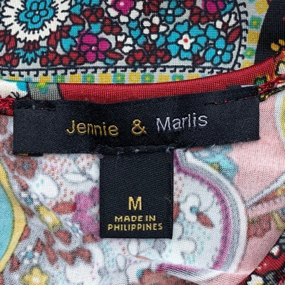 🎉Jennie & Marlis Multicolor Paisley Print Blouse - Picture 4 of 4